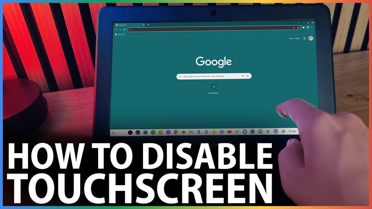 Using Keyboard and Trackpad When Touchscreen Is Disabled on Chromebook